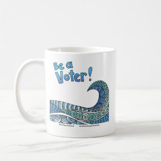 Caneca De Café Be a Voter Mug
