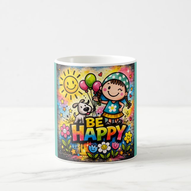 Caneca De Café Be Happy Mug (Centro)