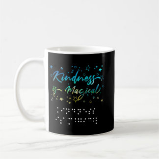 Caneca De Café Be Kind Blind Awareness braille