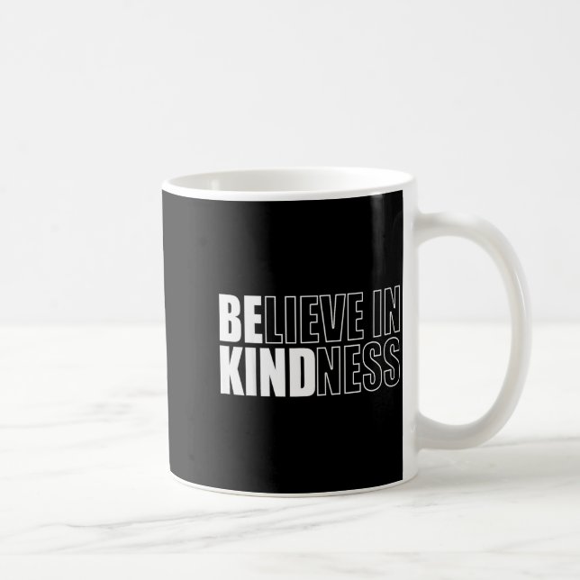 Caneca De Café Be Kind Insrational Kindness Motivational Quote Si (Direita)