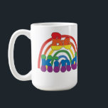 Caneca De Café Be Kind - LGBTQIA Rainbow Love<br><div class="desc">Be Kind - LGBTQIA Rainbow Love</div>
