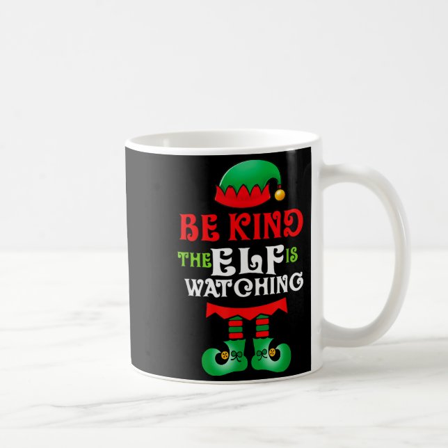 Caneca De Café Be Kind Teacher Elf Christmas Anti Bullying Kindne (Direita)