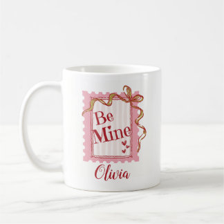 Caneca De Café Be Mine Valentine Mug - Custom Valentine’s Gift