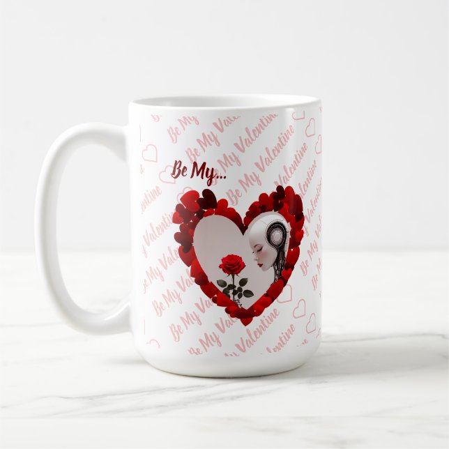 Caneca De Café Be My Valentine ❤️ (Esquerda)
