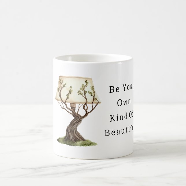 Caneca De Café Be Your Own Kind of Beautiful Tree Lamp (Centro)