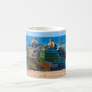 Caneca De Café BEACH ARMOR - Veículo Anfíbio Contra Agressões