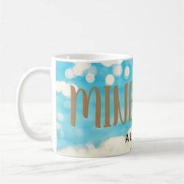 Caneca De Café Beach Blue Seagull Personalizado
