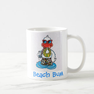 Caneca De Café Beach Bum Duck
