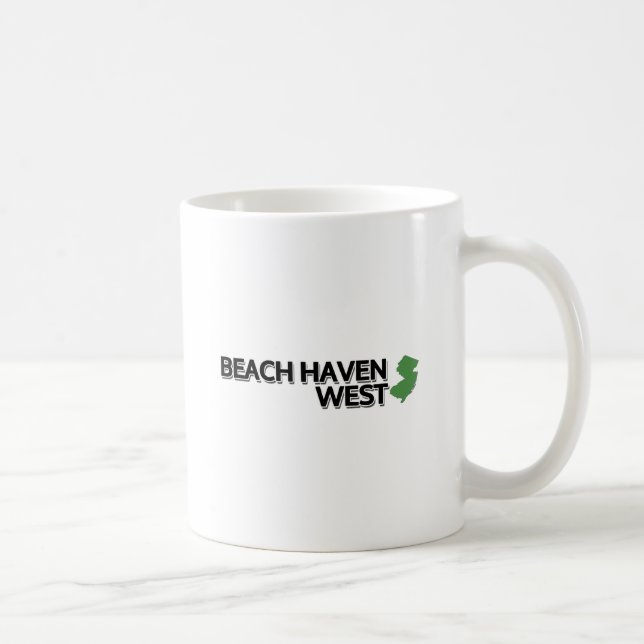 Caneca De Café Beach Haven West, Nova Jersey (Direita)