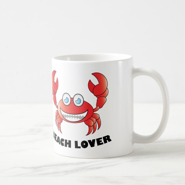 Caneca De Café Beach Lover - White Classic 11 oz White Mug (Direita)