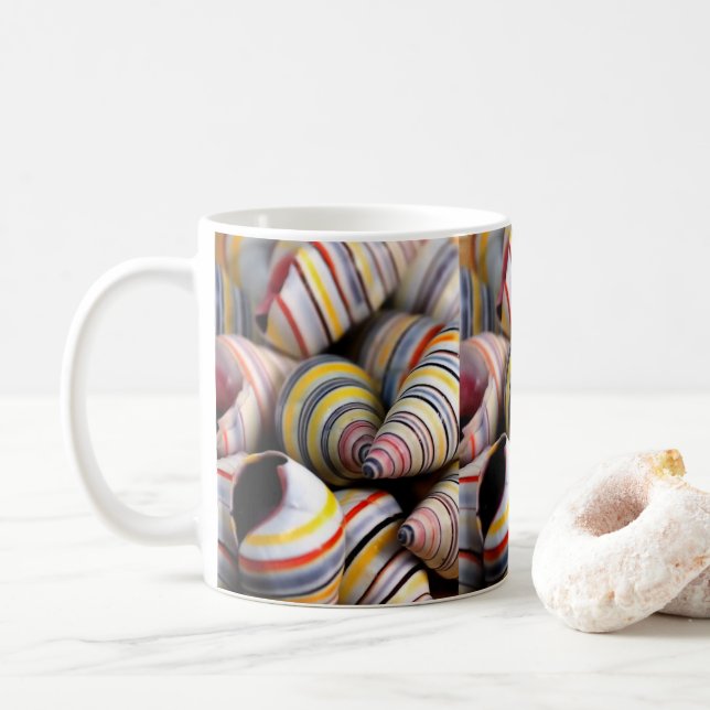 Caneca De Café Beach Shells Mug (Com Donut)