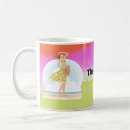 Caneca De Café Beach Vibes: As ondas estão chamando