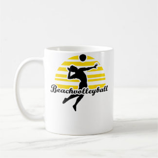 Caneca De Café Beach Volleyball