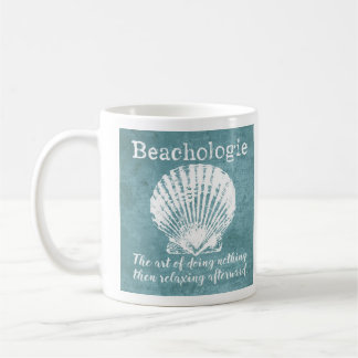 Caneca De Café Beachologie Não Fazendo Nada Depois Relaxar Após M
