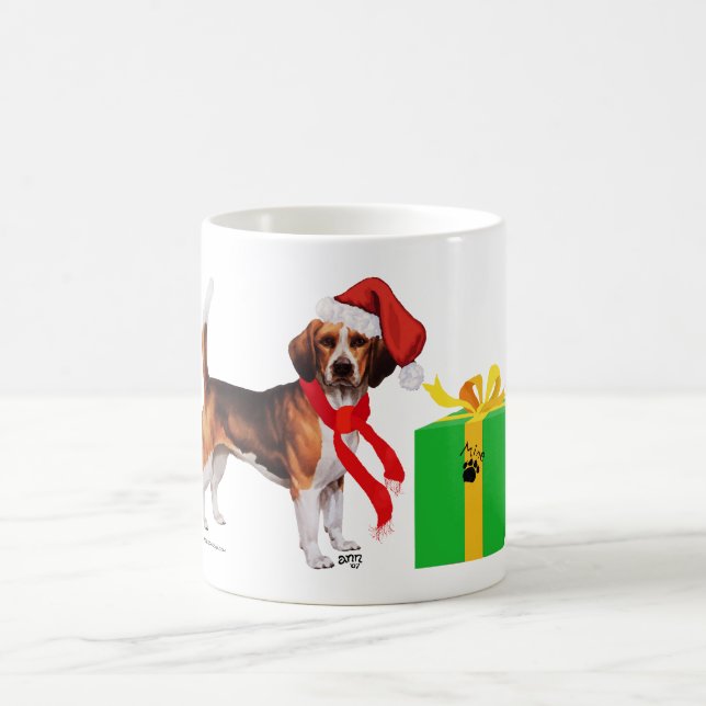 Caneca De Café Beagle Christmas (Centro)
