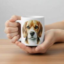 Beagle de Aquarela 