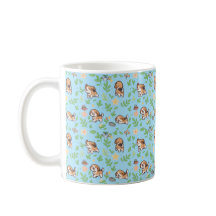 Caneca de Café Beagle Floral Primavera Presente Ka