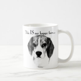 Caneca De Café Beagle Happy Face