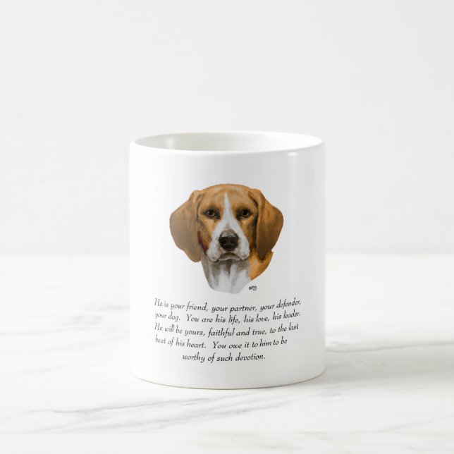 Caneca De Café Beagle Keepsaame MALE (Centro)