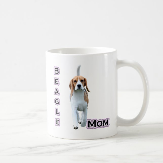 Caneca De Café Beagle Mãe 4 (Direita)