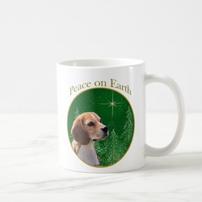 Caneca De Café Beagle Peace (Direita)