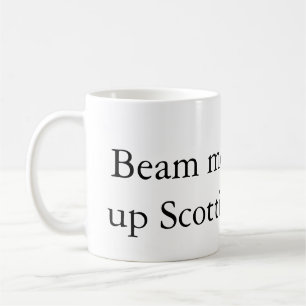 Caneca de café 'Beam me up Scottie'