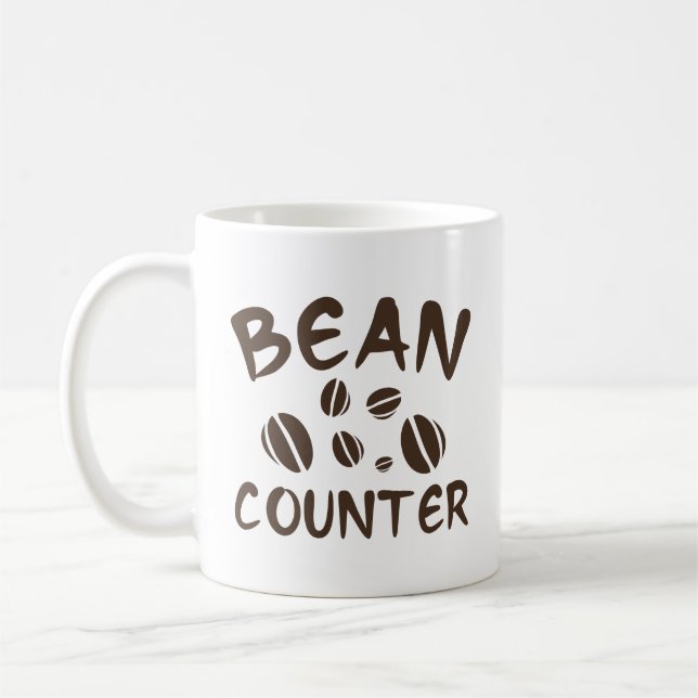 Caneca De Café Bean Counter Coffee Mug (Esquerda)