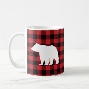 Caneca De Café Bear Buffalo Check Mountain Coffee