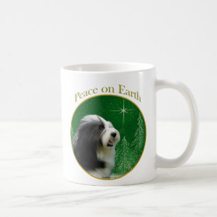 Caneca De Café Bearded Collie Peace