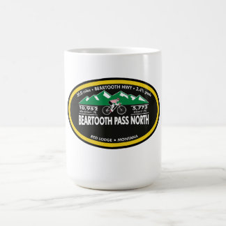 CANECA DE CAFÉ BEARTOOTH PASSA PELO NORTE, LODGE VERMELHO, MT - "