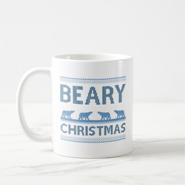 Caneca De Café Beary Christmas (Esquerda)