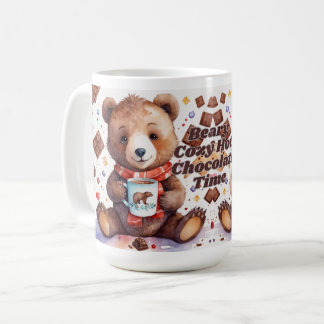 Caneca De Café Beary Cozy Hot Chocolate Time