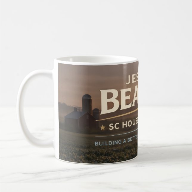Caneca De Café Beasley for District 11 (Esquerda)