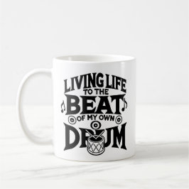 Caneca De Café Beat do tambor