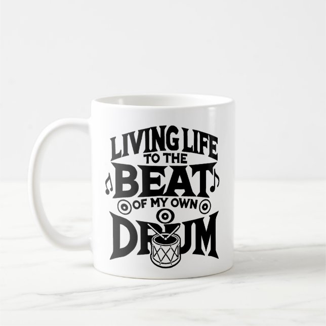 Caneca De Café Beat do tambor (Esquerda)