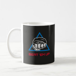 Caneca De Café Beat Em Up Fighter Martial Arts Gaming Design