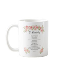 Beatitudes da Escritura Floral em Aquarela Corada