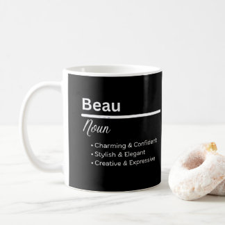 Caneca De Café Beau Boy Personalized Name Definition