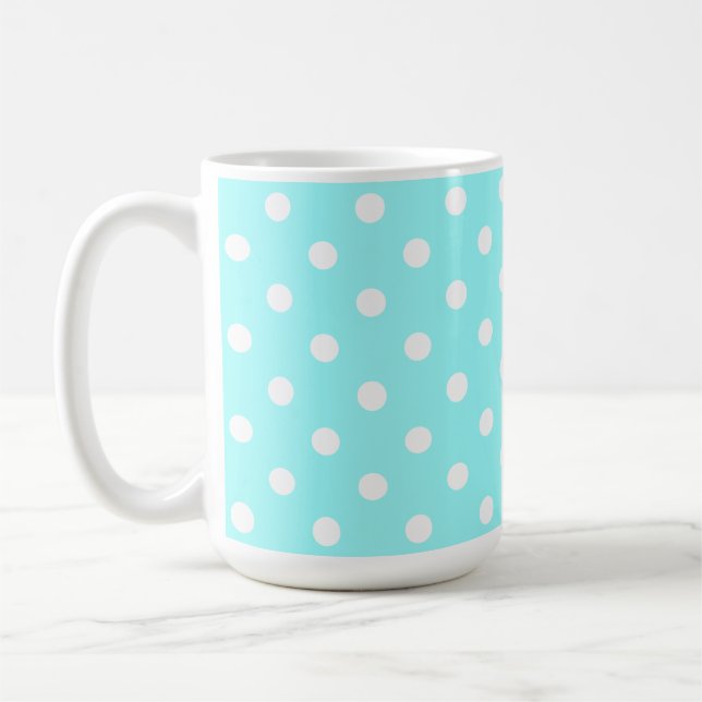 Caneca De Café Beautiful 50's Green With White Polka Dots (Esquerda)