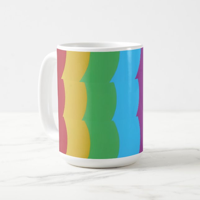 Caneca De Café Beautiful and Vibrant Colors! Coffee Mug (Frente Esquerda)