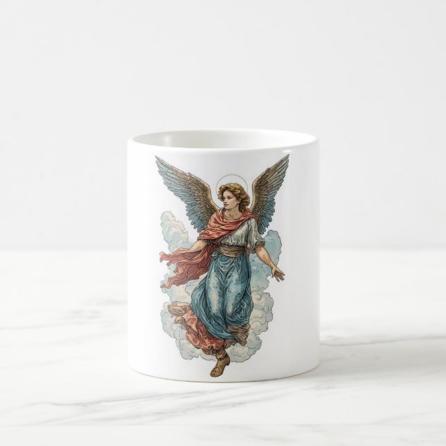 Caneca De Café Beautiful Angel Christian Coffee Mug (Centro)