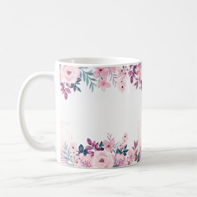 Caneca De Café beautiful flowers (Esquerda)