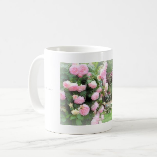 Caneca De Café Beautiful Rose Garden (Frente Esquerda)