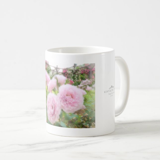 Caneca De Café Beautiful Rose Garden (Frente Esquerda)