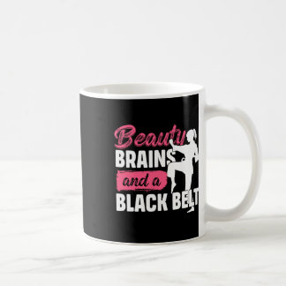 Caneca De Café Beauty Brains And A Black Belt Martial Arts Karate