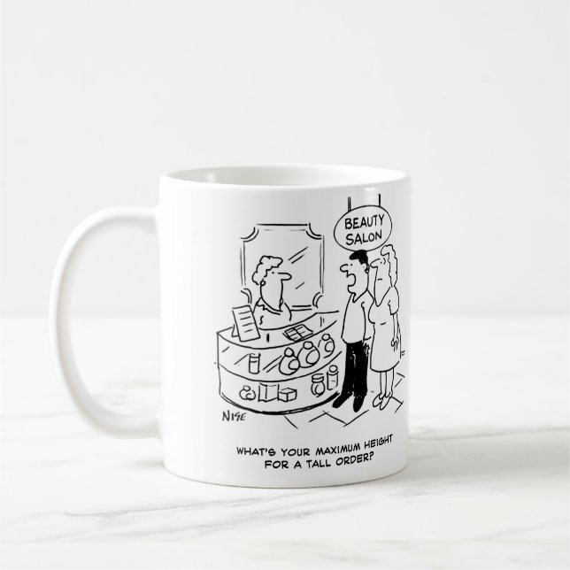 Caneca De Café Beauty Salon - altura máxima para uma ordem alta (Esquerda)