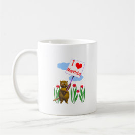 Caneca De Café Beaver Canadense ama Manitoba