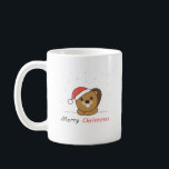 Caneca De Café Beaver Christmas Snow Winter Animals Beaver<br><div class="desc">The beaver at Christmas with fairy lights. Funny animals with gifts and snow for the holidays. A sweet Christmas greeting. Beavers are cute animals and perfect for Christmas.</div>