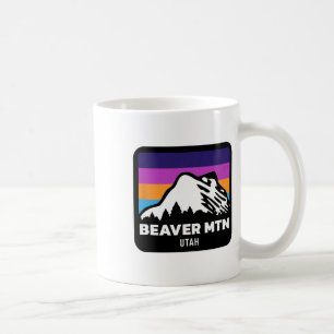 Caneca De Café Beaver Mountain Utah Esquiando Snowboard Family Sk