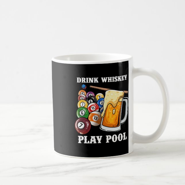Caneca De Café Beba Piscina Whiskey Play I Engraçado Whisky Billi (Direita)